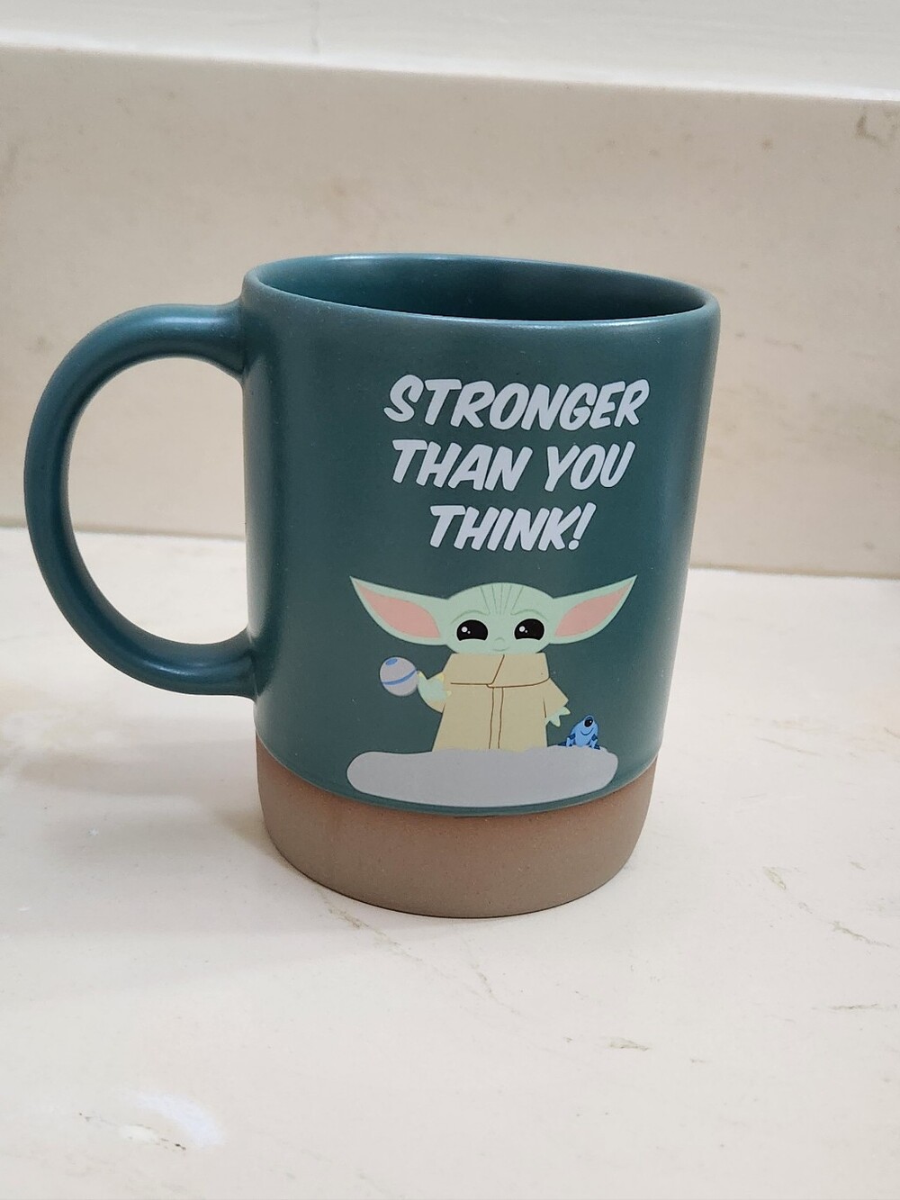 Disney The Mandalorian Grogu Stoneware Mug Double Sided New